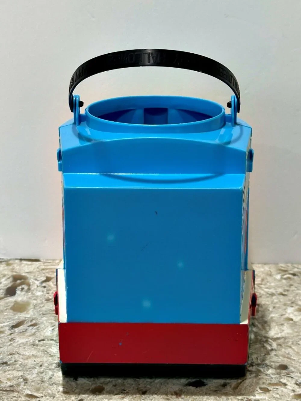 Vintage Thomas and Friends Train Folding HALLOWEEN Candy Bucket Pail 2006